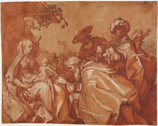 The Adoration of the Magi from Abraham Bloemaert