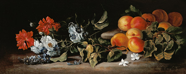 Aprikosen und Blumenzweige from Abraham Brueghel