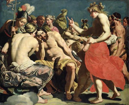 The Gods of Olympus (oil on canvas) from Abraham Janssens van Nuyssen