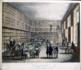 The Library at The Royal Institution, Albemarle Street, engraved by Joseph Constantine (fl.1780-1812