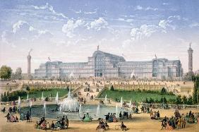 Crystal Palace, Sydenham, c.1862 (colour litho)