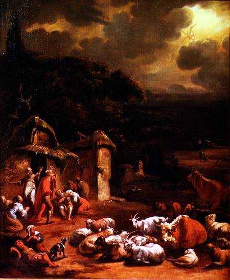 The Annunciation to the Shepherds from Adam Colonia