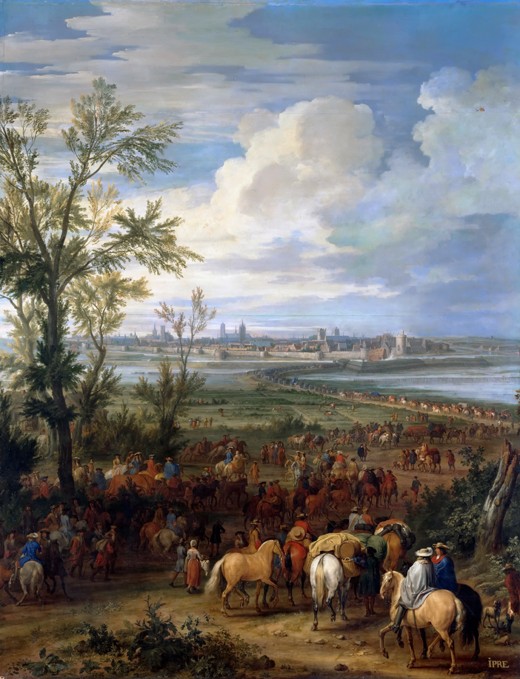 The Siege of Ypres, March 1678 from Adam Frans van der Meulen