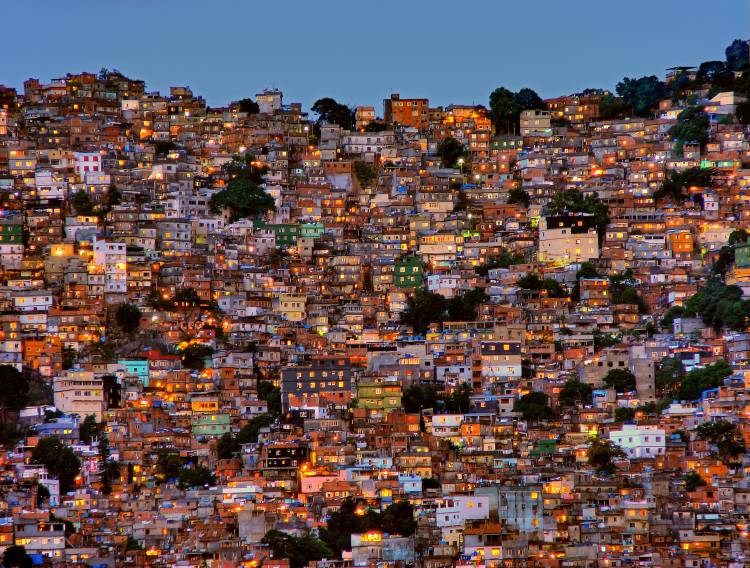 Nightfall in the Favela da Rocinha from Adelino Alves