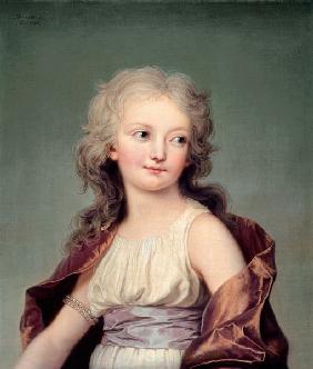Portrait of Marie-Therese Charlotte of France (1778-1851) Duchess of Angouleme