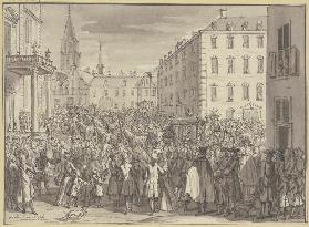 Einzug Kaisers Karl VI. zu Prag und der zwei jungen Erzherzoginnen amn 30. Juli 1723