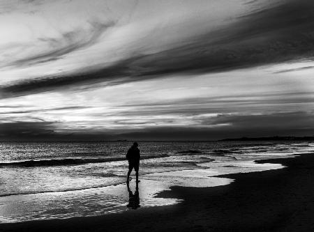 Einsamkeit am Strand von La Barrosa