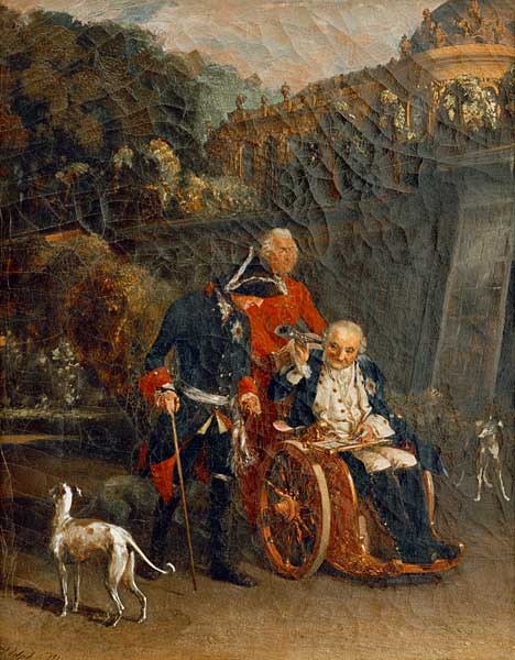 Frederick the Great from Adolph Friedrich Erdmann von Menzel