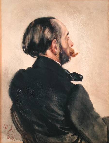 Richard, the Brother of the Artist from Adolph Friedrich Erdmann von Menzel