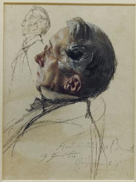 August Bernuth, Watercolour by Menzel
