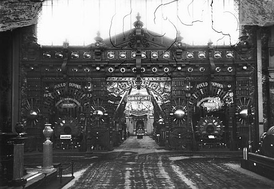 Portico of the Metallurgy Pavilion at the Universal Exhibition, Paris from Adolphe Giraudon