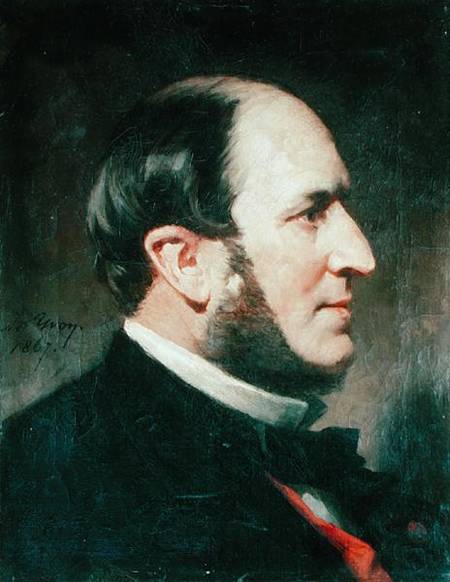 Baron Georges Eugene Haussmann (1809-91) from Adolphe Yvon