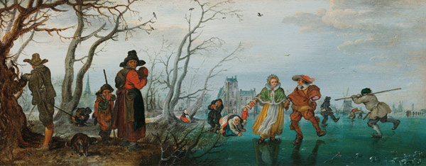 Winter (Amusement on the Ice) from Adriaen Pietersz. van de Venne