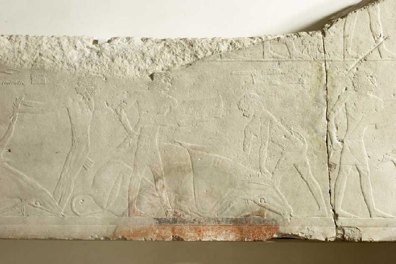 Relief aus dem Totentempel des Königs Sahure (mittlerer Teil) from Ägyptisch