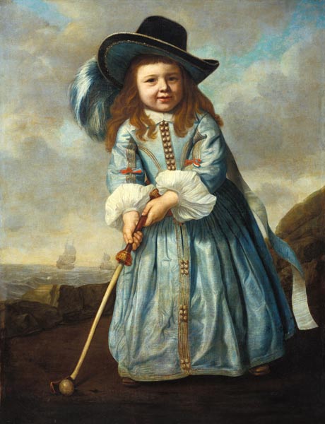 Child Playing Golf from Aelbert Cuyp