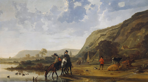 River Landscape with Riders from Aelbert Cuyp