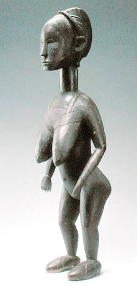 Baga Standing Female Figure from Guinea from African