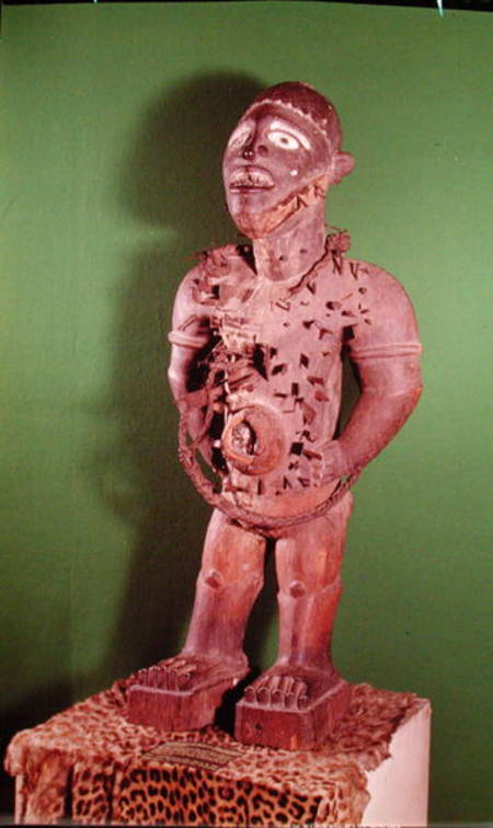 Fetish figure with nails, Bakongo Population from African