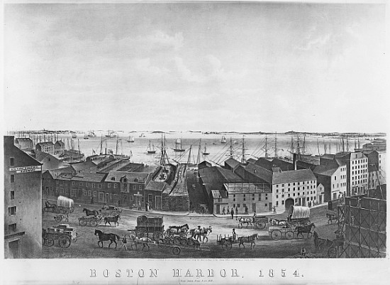 Boston Harbour from (after) American School