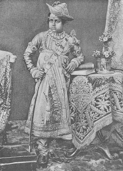 Maharaja Madho Rao Scindia of Gwalior from (after) English photographer