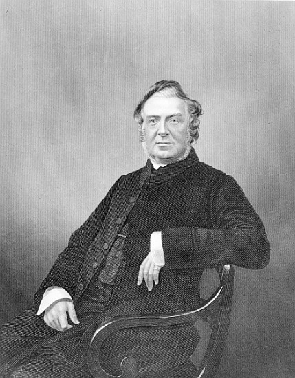 Reverend Hugh Stowell; engraved by D. J. Pound from (after) English photographer