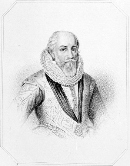 Edward Somerset, after an engraving from ''Lodge''s British Portraits'' from (after) English School