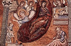 Reproduction of the mosaic of the Nativity in the Baptistery, Florence