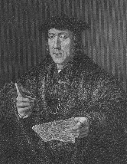 Portrait of Sir John More (c.1451-1530); engraved by W.T. Mote Vermeyen from (after) Jan Cornelisz