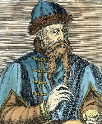 Portrait of Johannes Gutenberg (c.1400-68)
