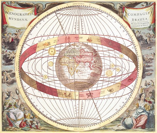 Planisphere, from ''Atlas Coelestis''; engraved by Pieter Schenk (1660-1719) and Gerard Valk (1651-1 from (after) Andreas Cellarius