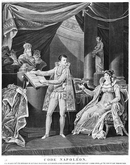 His Majesty the Emperor and King Napoleon I (1769-1861) showing the Empress-Queen Marie-Louise (1791 from (after) Charles Monnet