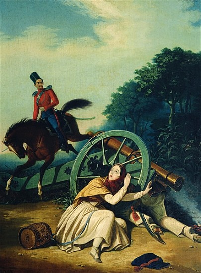 Scene from the 1812 Franco-Russian War, 1830s from (after) Charles de Hampeln