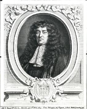 Francois-Michel Le Tellier (1643-1715) Marquis of Louvois; engraved by Jacques van Schuppen