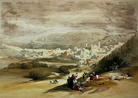 Hebron, 18th March 1839 from Volume II of ''The Holy Land'' from (after) David Roberts