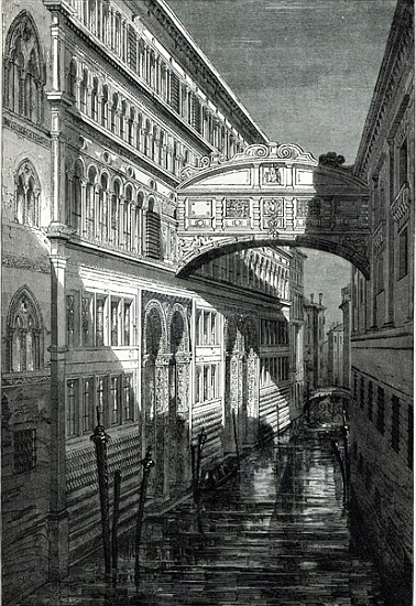 Bridge of Sighs, Venice from (after) Emile Theodore Therond
