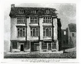 A South View of the Falcon Tavern, on the Bankside, Southwark; engraved by William Wise