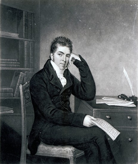 Pierce Egan; engraved by Charles Turner from (after) George Sharples