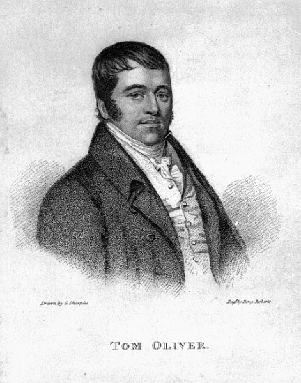 Tom Oliver; engraved by Percy Roberts from (after) George Sharples