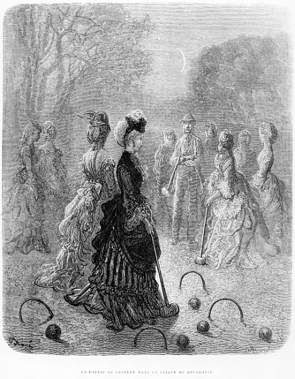 A Game of Croquet, from the ''London at Play'' chapter of ''London, a Pilgrimage'', written by Willi from (after) Gustave Dore