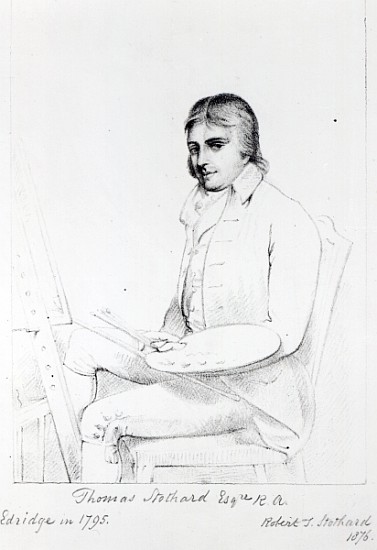 Thomas Stothard Esq. RA; engraved by Robert J. Stothard from (after) Henry Edridge