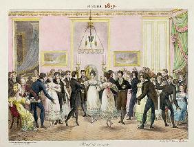 A Society Ball; engraved by Charles Etienne Pierre Motte (1785-1836) 1819