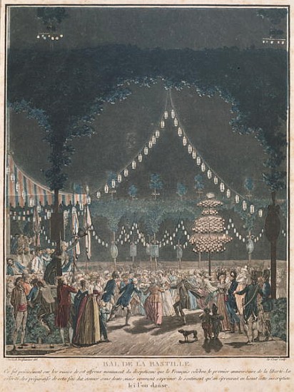The Bastille Ball from (after) Jacques Francois Joseph Swebach
