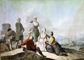 Voltaire Conversing with the Peasants in Ferney
