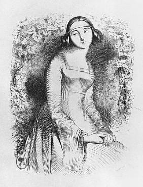 Heloise, illustration from ''Lettres d''Heloise et d''Abelard''