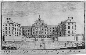 A Perspective View of the Front of the Royal Infirmary from the north, c.1746