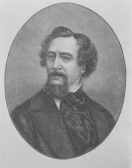 Charles John Huffam Dickens (1812-70) from (after) John Jabez Edwin Paisley Mayall