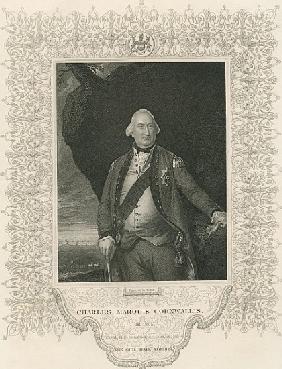 Charles Cornwallis, from ''Gallery of Historical Portraits'', published c.1880