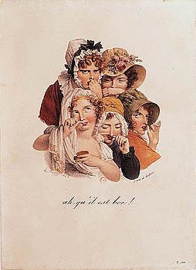 Ah! Qu''il est Bon!; engraved by Francois Seraphin Delpech (1778-1825) 1824-25