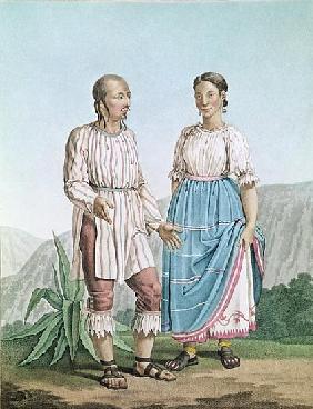 Costumes of the Indians of Michouacan, from ''Voyages aux Regions Equinoxiales du Nouveau Continent'