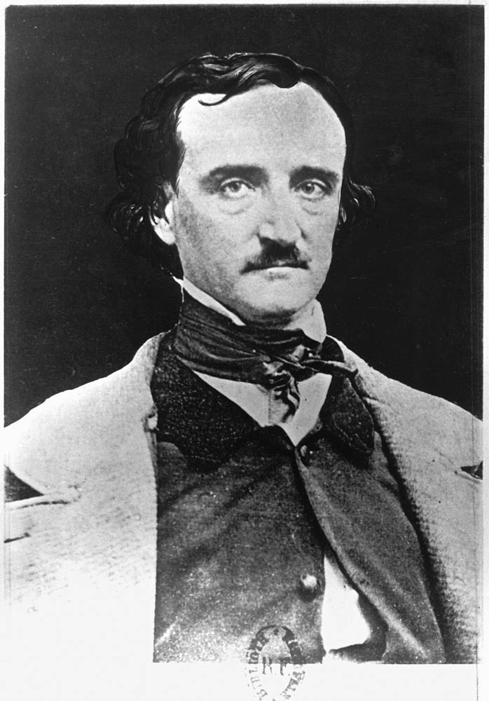 Portrait of Edgar Allan Poe (1809-49) (daguerreotype) from (after) Sarah Ellen Whitman